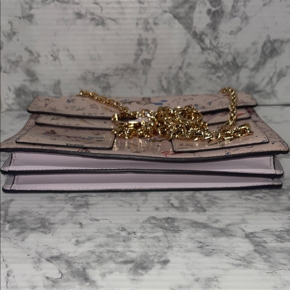 Tory Burch Artistic Print Crossbody Bag with Gold Chain - Picture 5 of 10